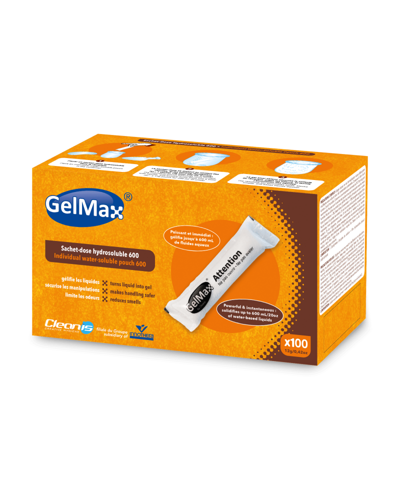 Poudre Gelmax super absorbante