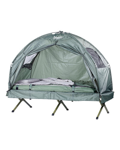 Lit de camp pliable avec tente et sac de transport