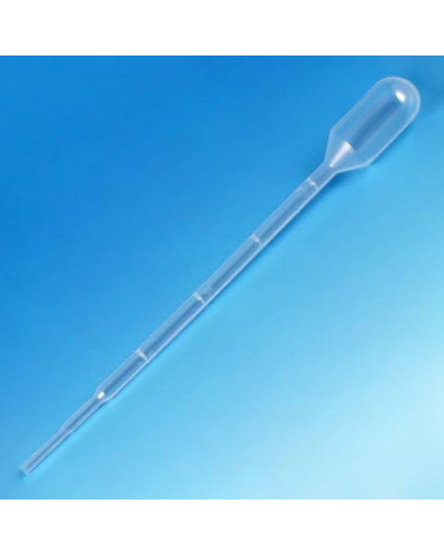 Pipette de transfert en polyéthylène non stérile, 3 ml. 5000 pièces par carton.