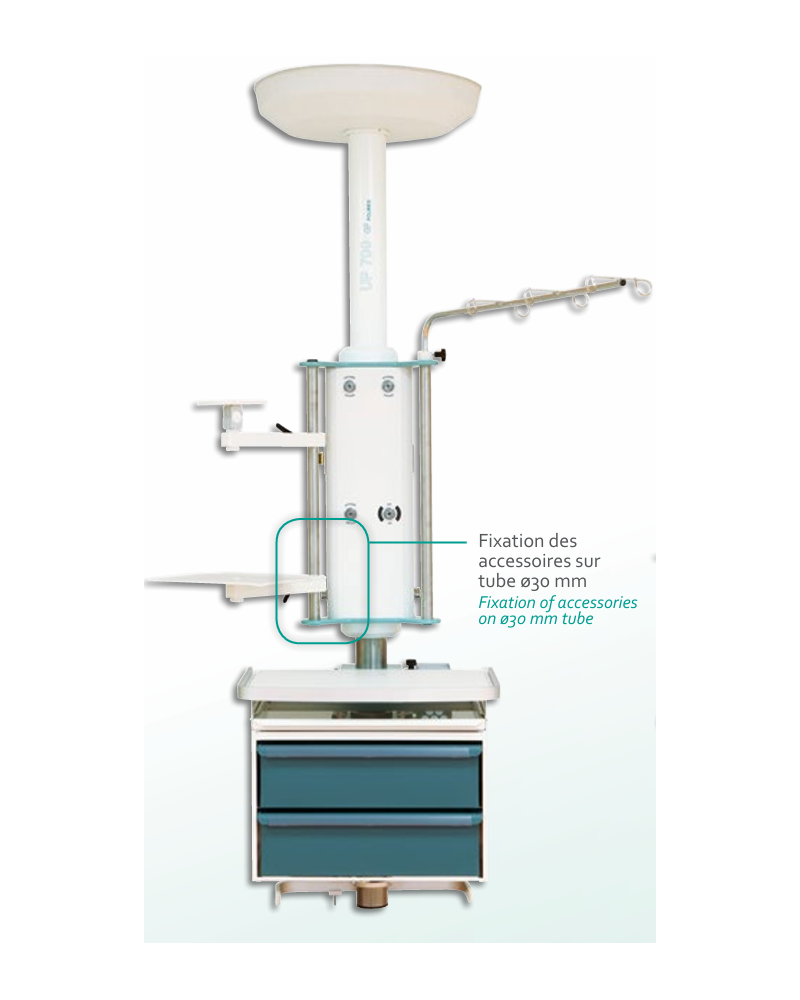 BRAS DE DISTRIBUTION FLUIDES CHIRURGIEN modèle UP700 BRAS DE DISTRIBUTION FLUIDES CHIRURGIEN modèle UP700