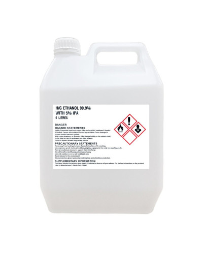 ETHANOL ABSOLU PA 99.9, 5 Litres