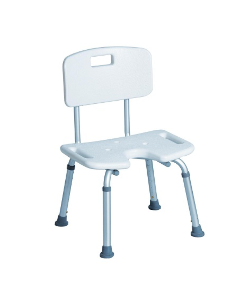 Chaise de douche sans bras
