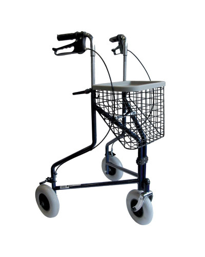 Rollator aluminium pliable