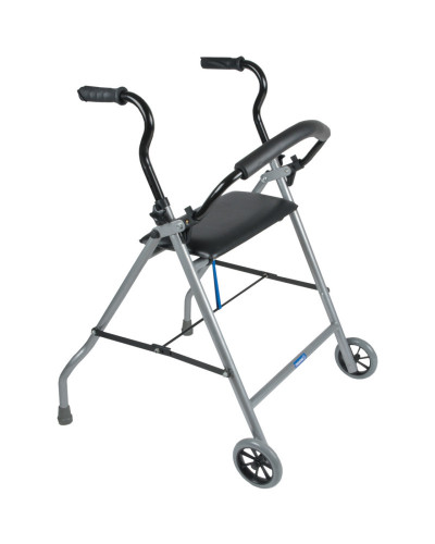 Rollator 2 roues avec dossier