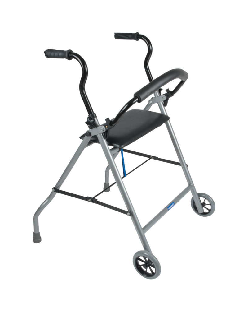 Rollator 2 roues avec dossier