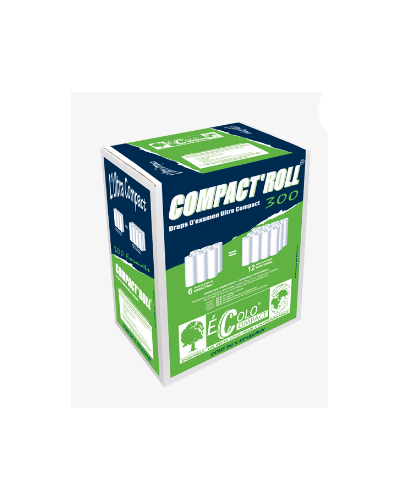 Rouleau drap d'examen Compact Roll - 2 x 18 g