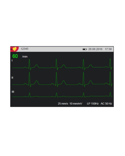 Electrocardiographe (Appareil d\'ECG) Cardiovit AT1 3 pistes 