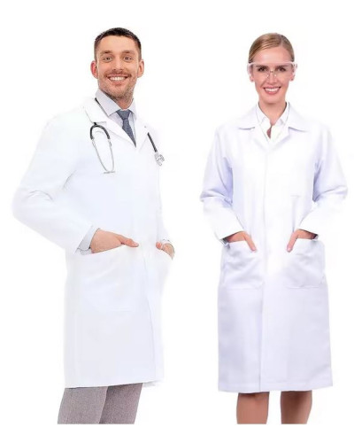 Blouse  Coton/Polyester col revers  manche longue