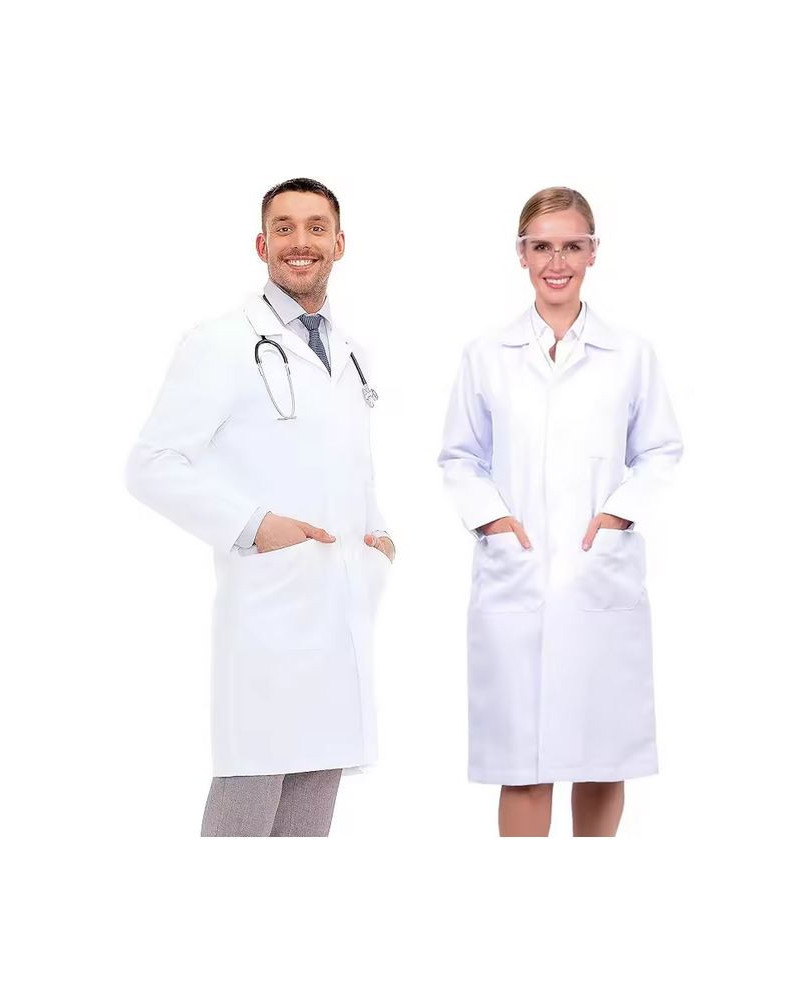 Blouse  Coton/Polyester col revers  manche longue