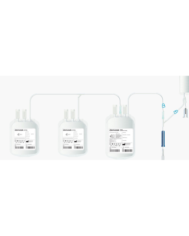 Poche de sang Triple, CPDA-1 + SAGM Poche de sang Triple, CPDA-1 + SAGM