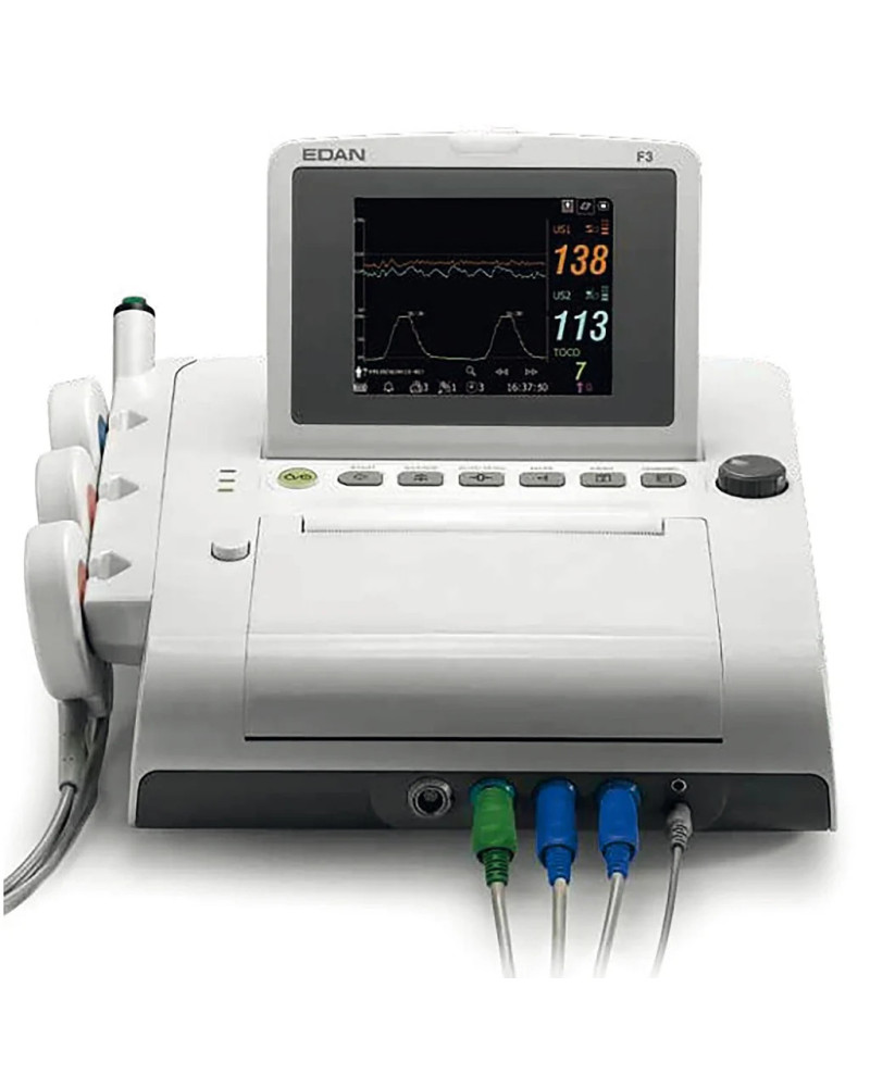 Cardiotocographe (Moniteur Foetal) gémellaire F3 avec Option VCT