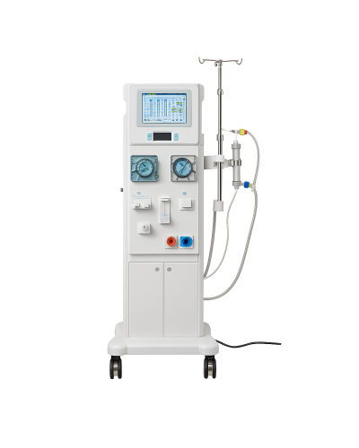 Générateur d'hémodialyse avec écran à  cristaux liquides et pompe à  double tuyaux JHM-2028A