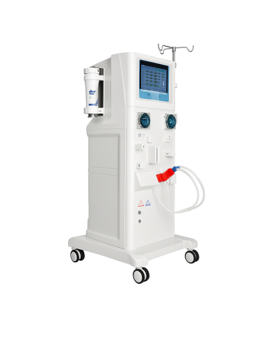 Générateur d'hémodialyse avec écran à  cristaux liquides et pompe à  double tuyaux JHM-2028A
