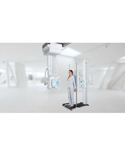Salle de Radiographie DR avec 1 capteur Pixium EZ à suspension plafonnière