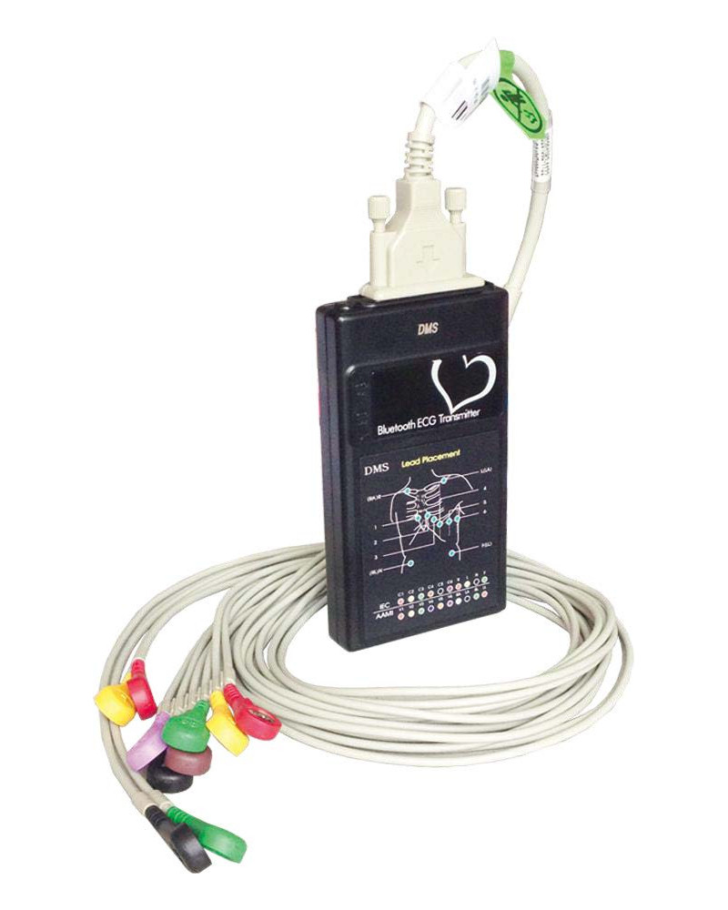 ECG de repos sans fil 12 pistes, module Bluetooth version Premium