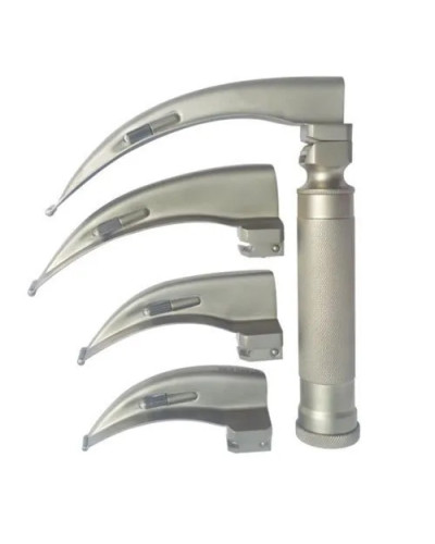 Laryngoscope 4 lames + Manche Laryngoscope 4 lames + Manche
