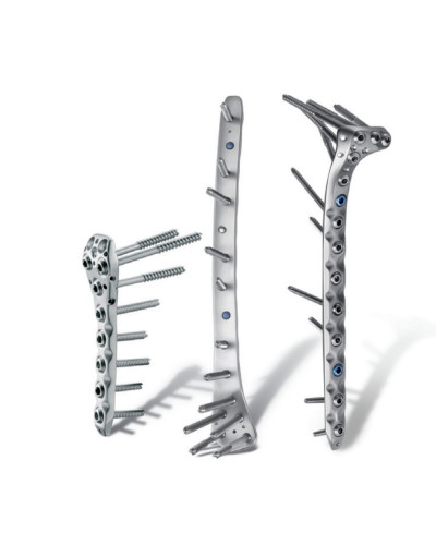 Plaque fémorale proximale, 4.5mm, acier inox 9 trous SURGIVAL