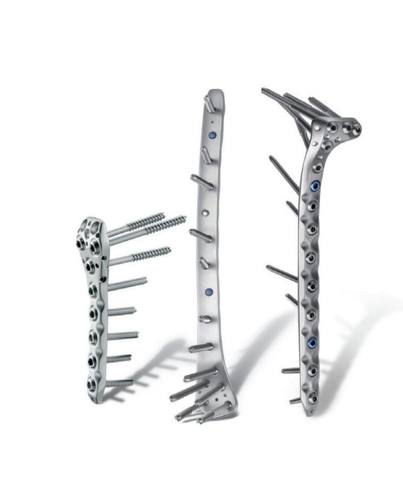 Plaque fémorale proximale, 4.5mm, acier inox 9 trous SURGIVAL