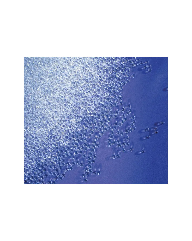 Billes de verre diam. 2 mm, sachet de 100 grs Billes de verre diam. 2 mm, sachet de 100 grs