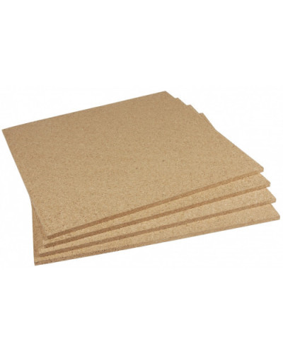 Plaque en liège , 175 x 175 mm