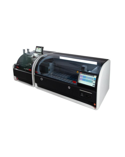 poste de travail automatisé pour la coloration et la pose de lamelles de lames de microscope, HistoCore CHROMAX WS