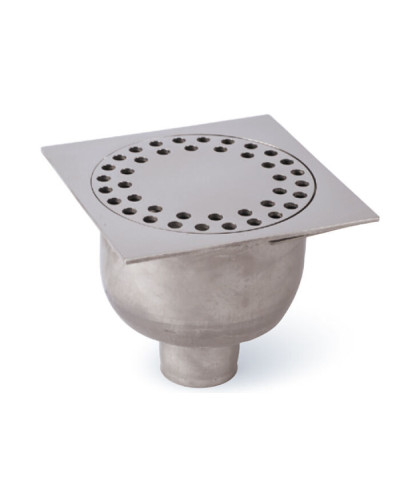 Siphon inox 150 x 150 pour sol carrelé, modèle FRIMA
