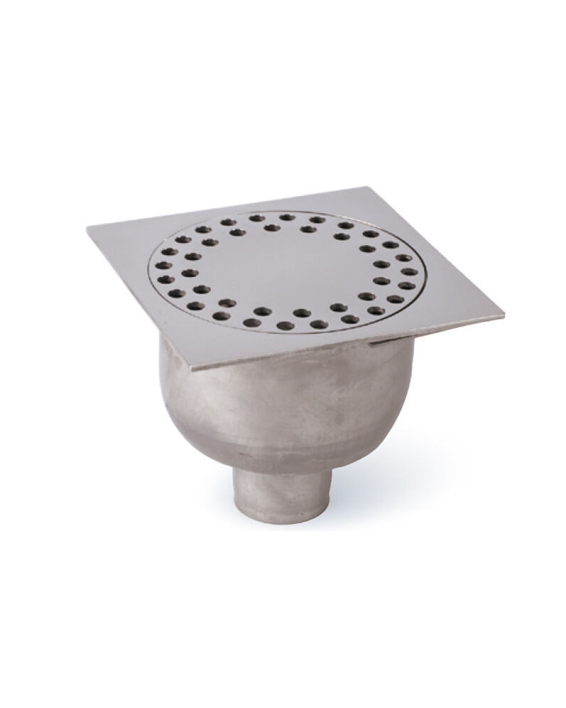 Siphon inox 150 x 150 pour sol carrelé, modèle FRIMA