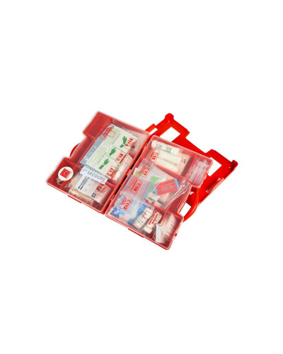 Trousse petit modèle  type médecine du travail avec support mural vide