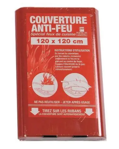 Couverture Anti Feu petit format 120 x 120