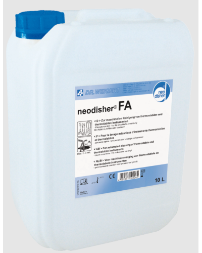 Détergent alcalin liquide concentré Neodisher FLA 10L pour autolaveur