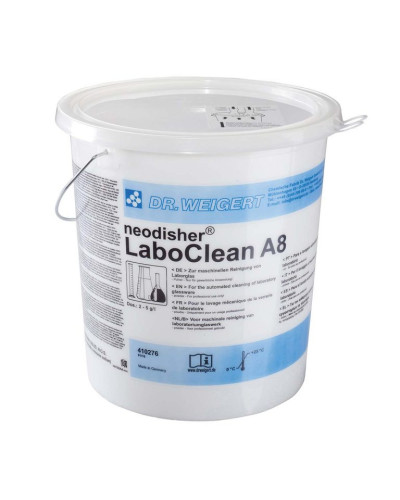Détergent alcalin chloré Neodisher LaboClean A8 pour autolaveur