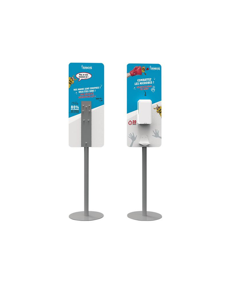 Totem distributeur de gel