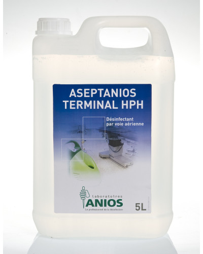 Désinfectant  par voie aérienne ASEPTANIOS TERMINAL HPH, 4 x 1 Bidon de 5L
