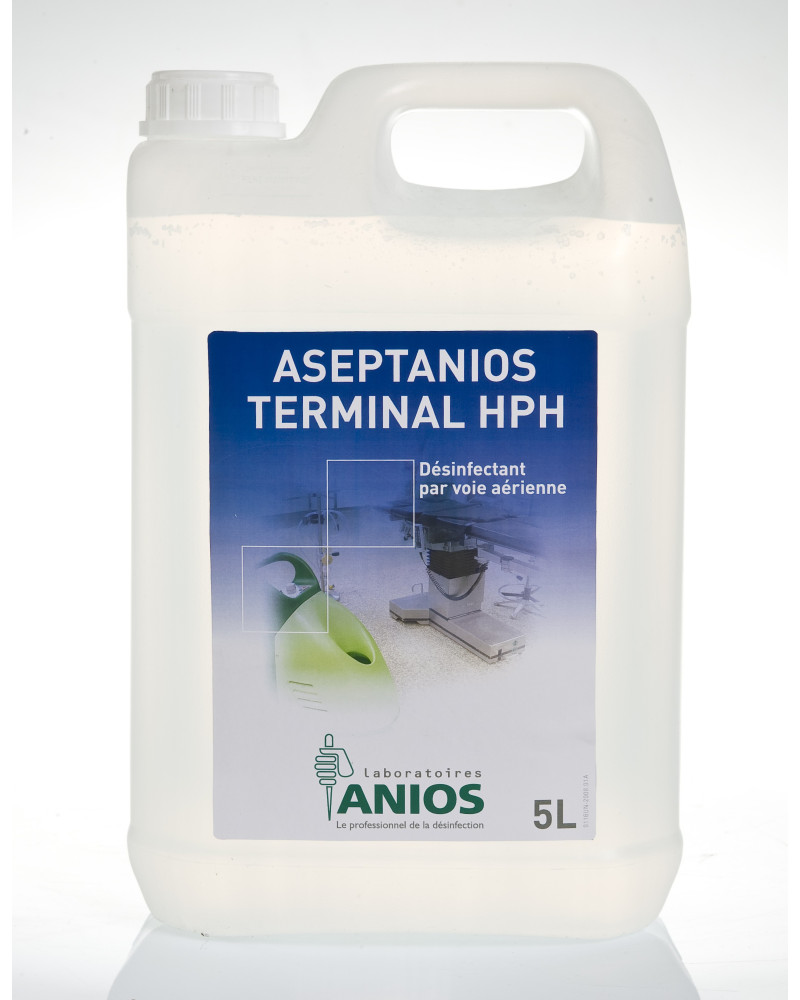 Désinfectant  par voie aérienne ASEPTANIOS TERMINAL HPH, 4 x 1 Bidon de 5L