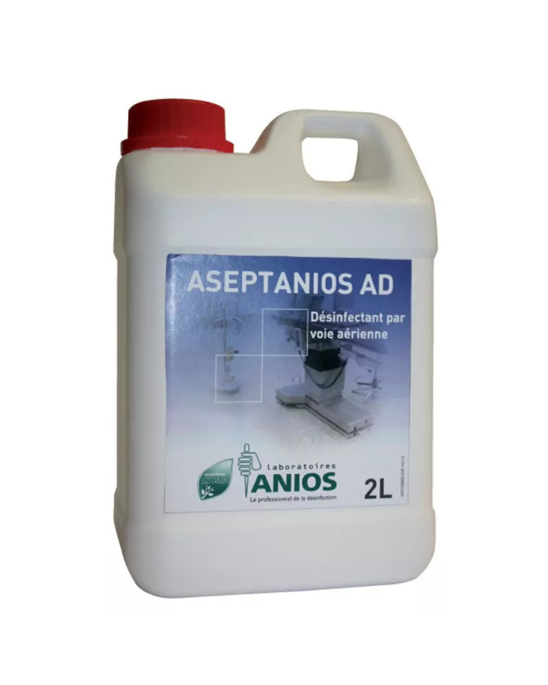 Désinfectant par voie aérienne ASEPTANIOS AD bidon de 2L pour aérosept 150/500