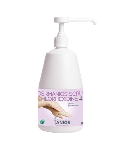 Dermanios scrub chlorhexidine 4%, flacon de 1L airless