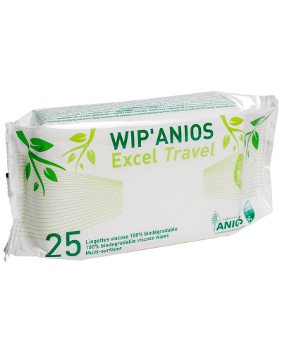 Lingettes Nettoyantes Wip'Anios Excel Travel