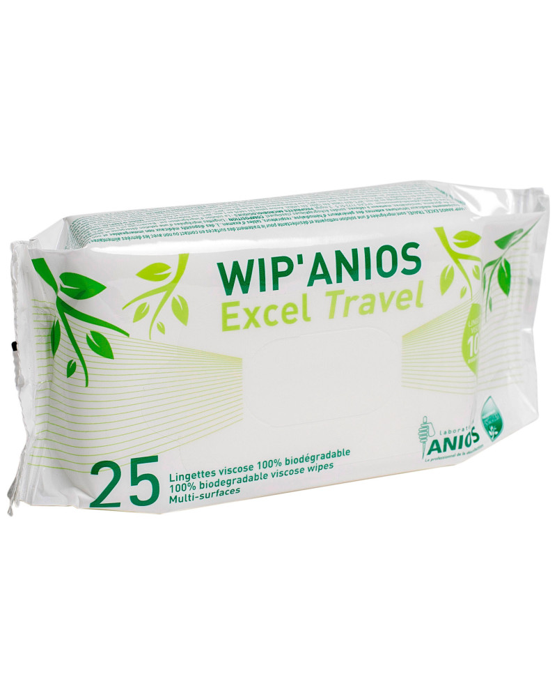 Lingettes Nettoyantes Wip'Anios Excel Travel