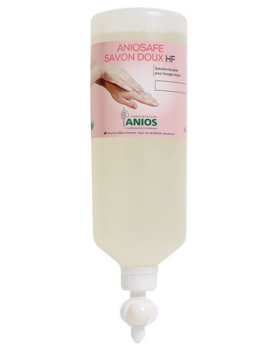 ANIOSAFE SAVON DOUX HF, flacon de 1L airless (pour distributeur)