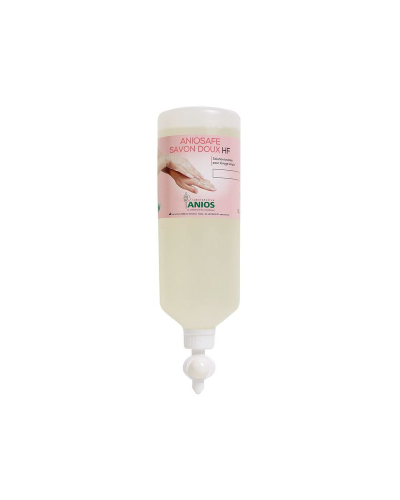 ANIOSAFE SAVON DOUX HF, flacon de 1L airless (pour distributeur)