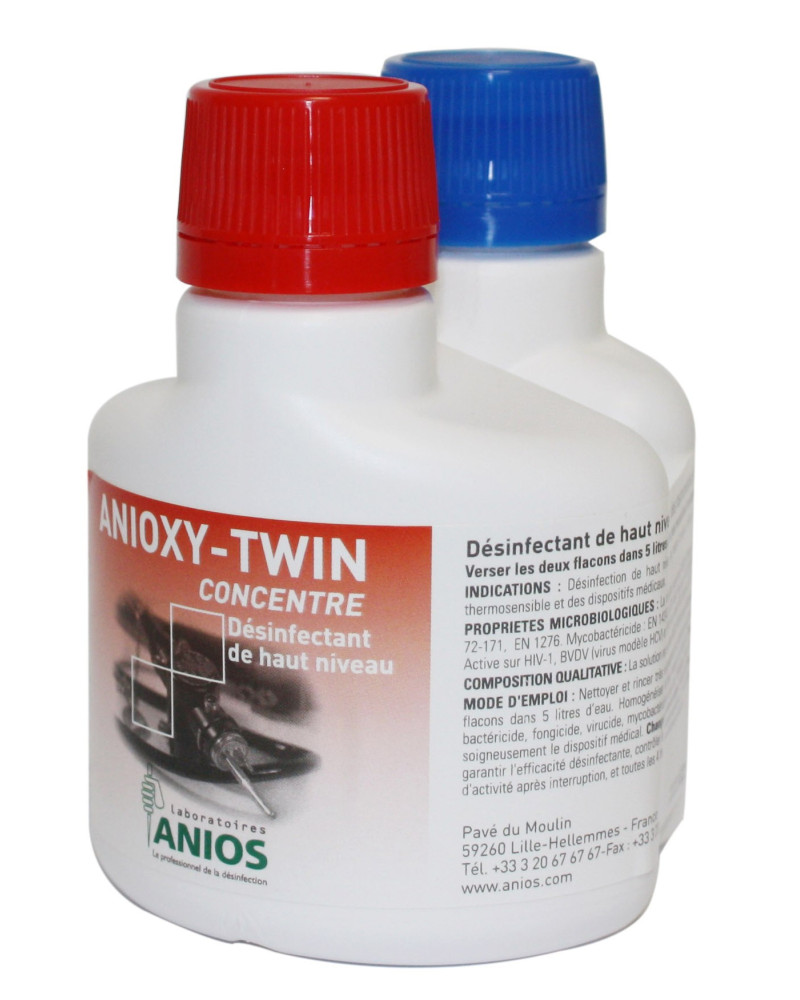 Désinfectant ANIOXY-TWIN concentré, double flacon