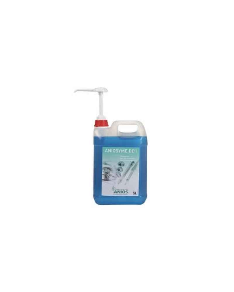 ANIOSYME DD1, bidons de 5 litres avec 1 pompe doseuse de 25 ml