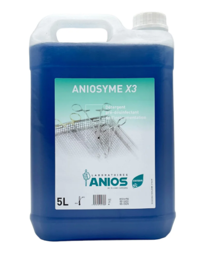 ANIOSYME X3, Bidons de 5 litres avec 1 pompe doseuse