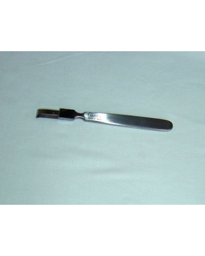 Rugine de Farabeuf, courbe, 15cm