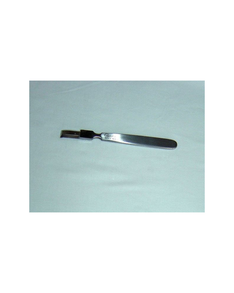 Rugine de Farabeuf, courbe, 15cm