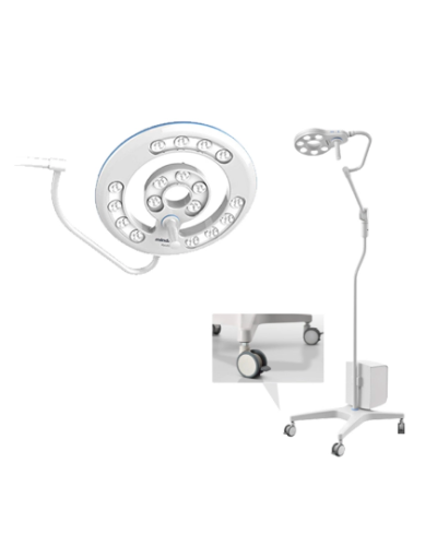 Lampe d'opération mobile, Modèle HYLED200 avec batterie de secours