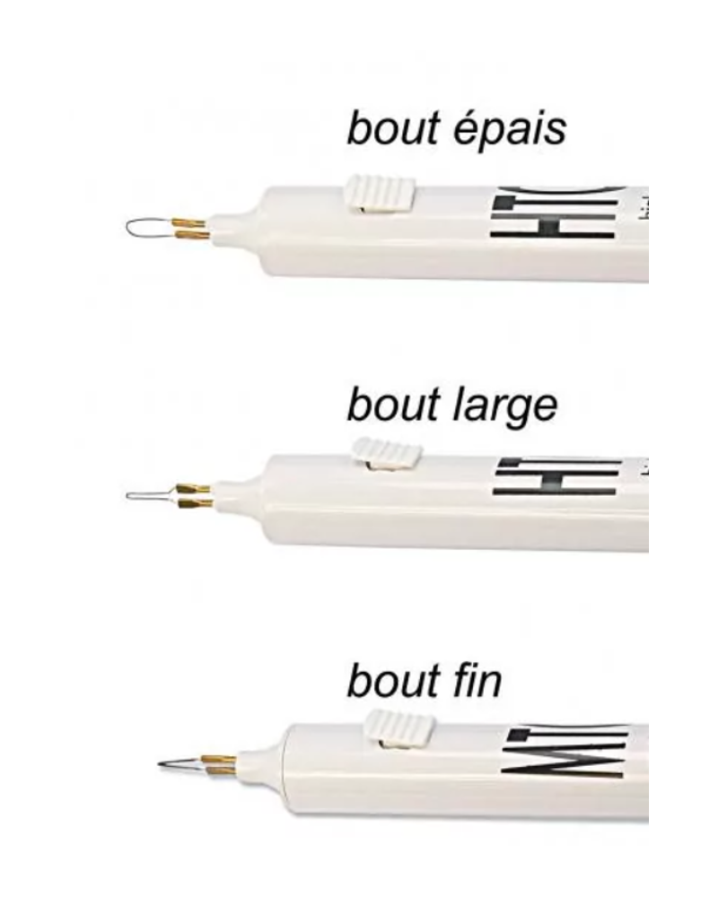 Pointes Stériles pour Stylo à cautériser pointe large
