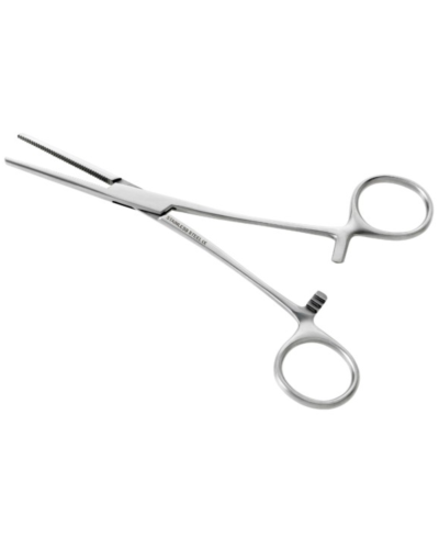 Pince de halstead, droite avec griffe, 11 cm