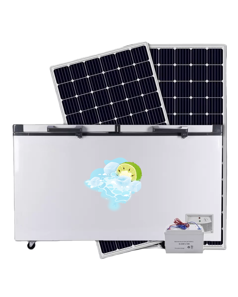 Réfrigérateur congélateur solaire 508 Litres, modèle BD/BC-508