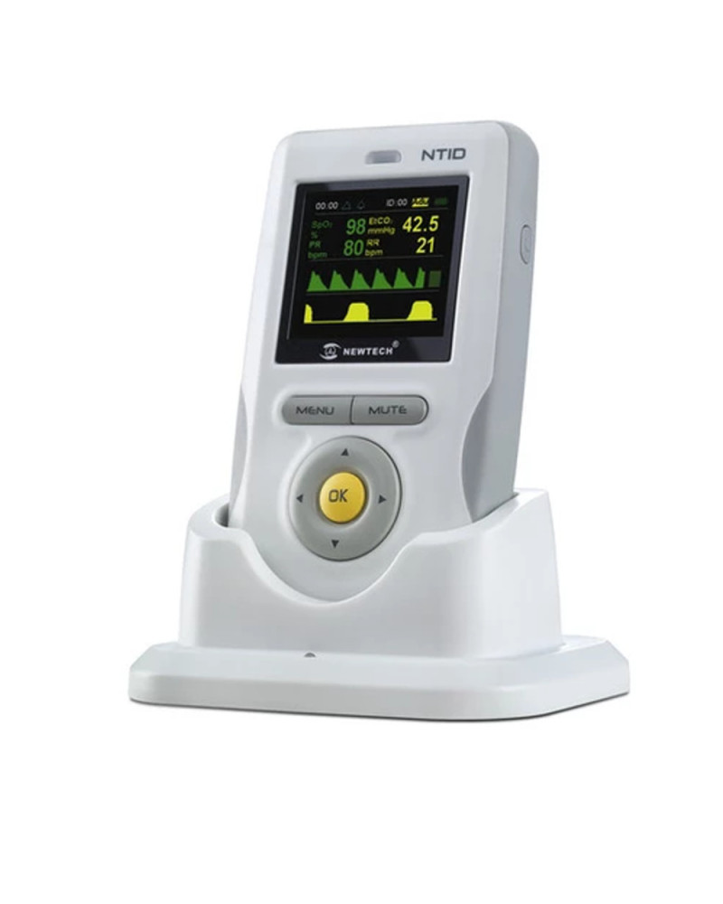 Oxymètre de pouls portable CO2 / SpO2, modèle NT1D-D